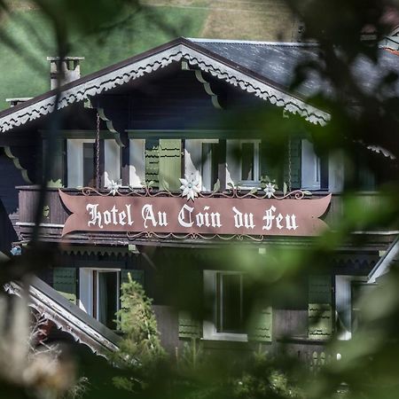 Au Coin Du Feu Hotel Megève Exterior foto