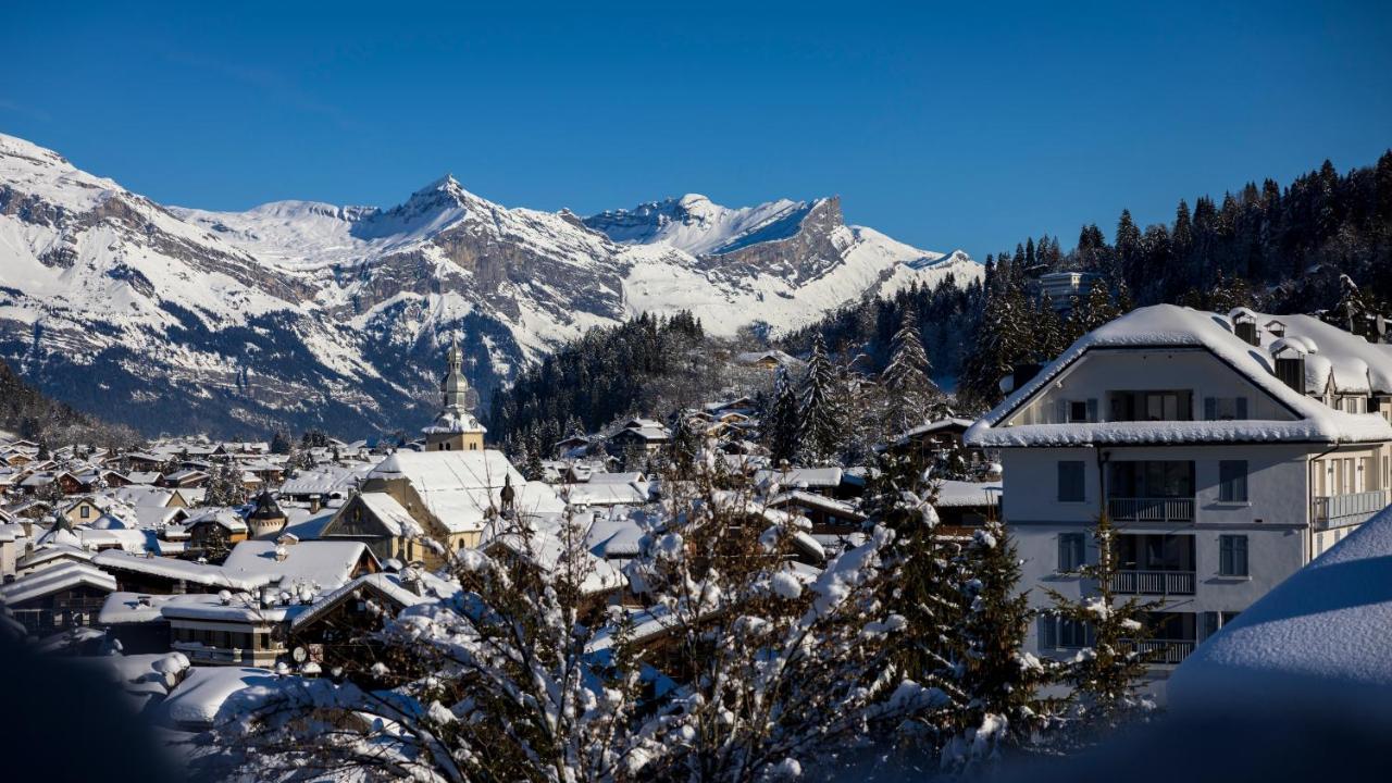 Au Coin Du Feu Hotel Megève Exterior foto