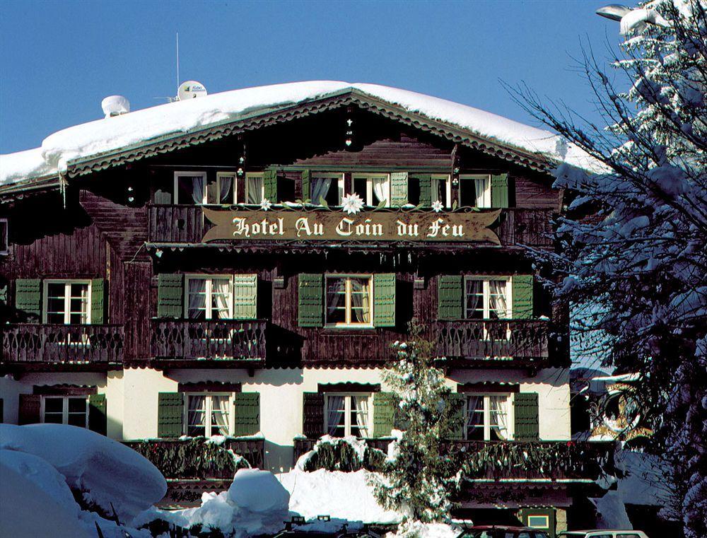 Au Coin Du Feu Hotel Megève Exterior foto